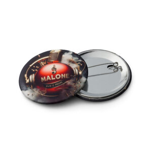 MALONE MUSIC PROMO Set of pin buttons